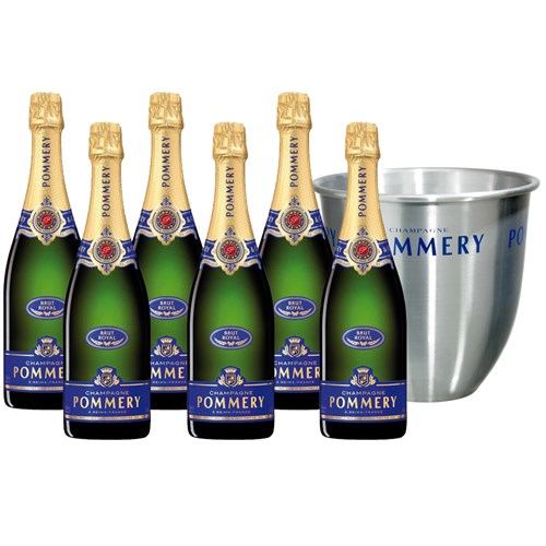 Crate of 6 Pommery Brut Royal Champagne 75cl